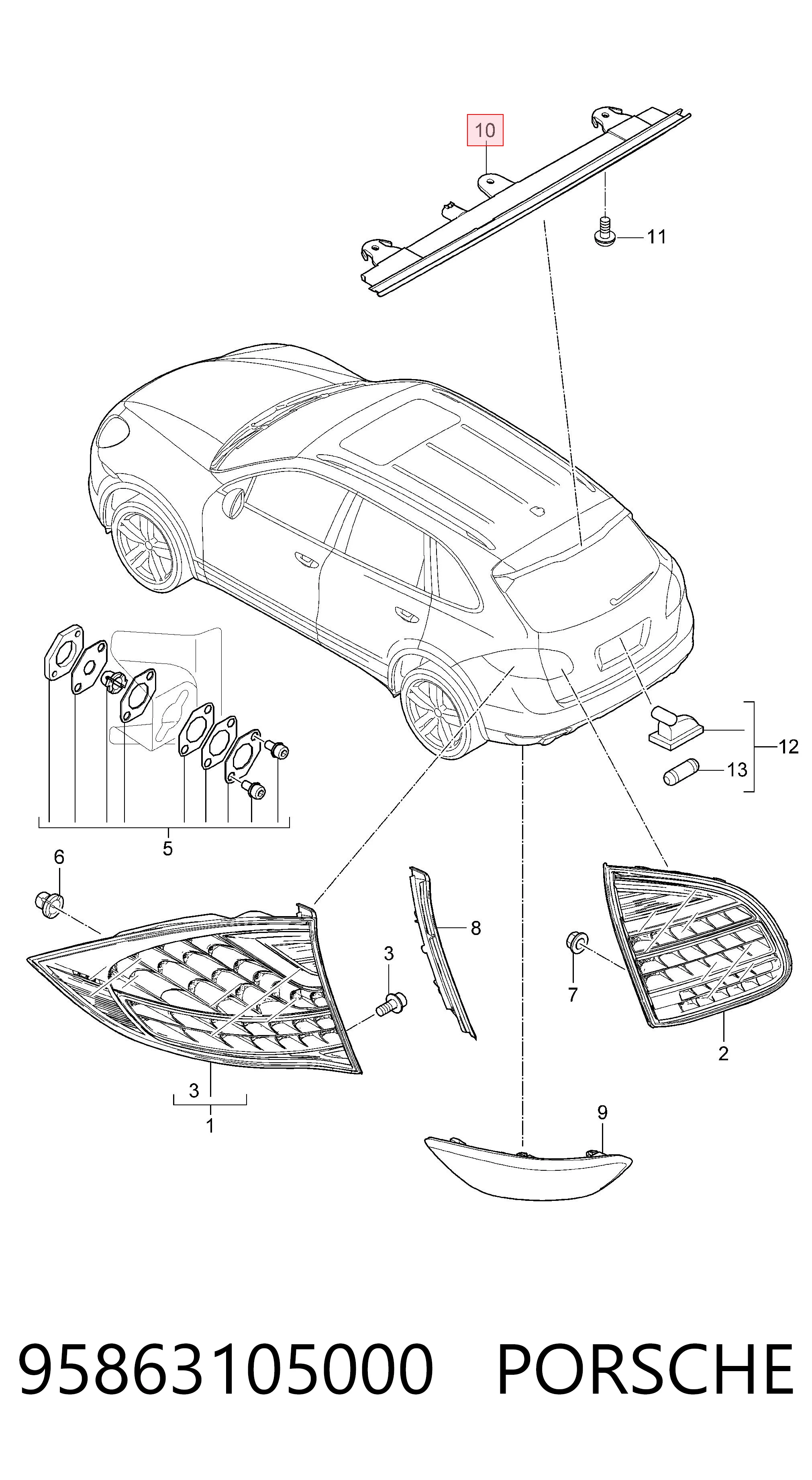 95863105000 Porsche