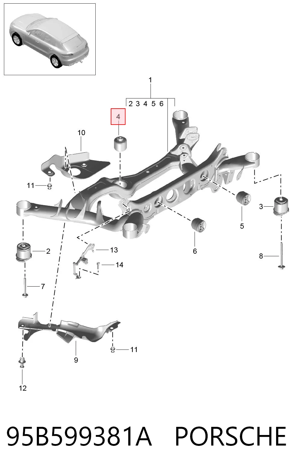 95B599381A Porsche