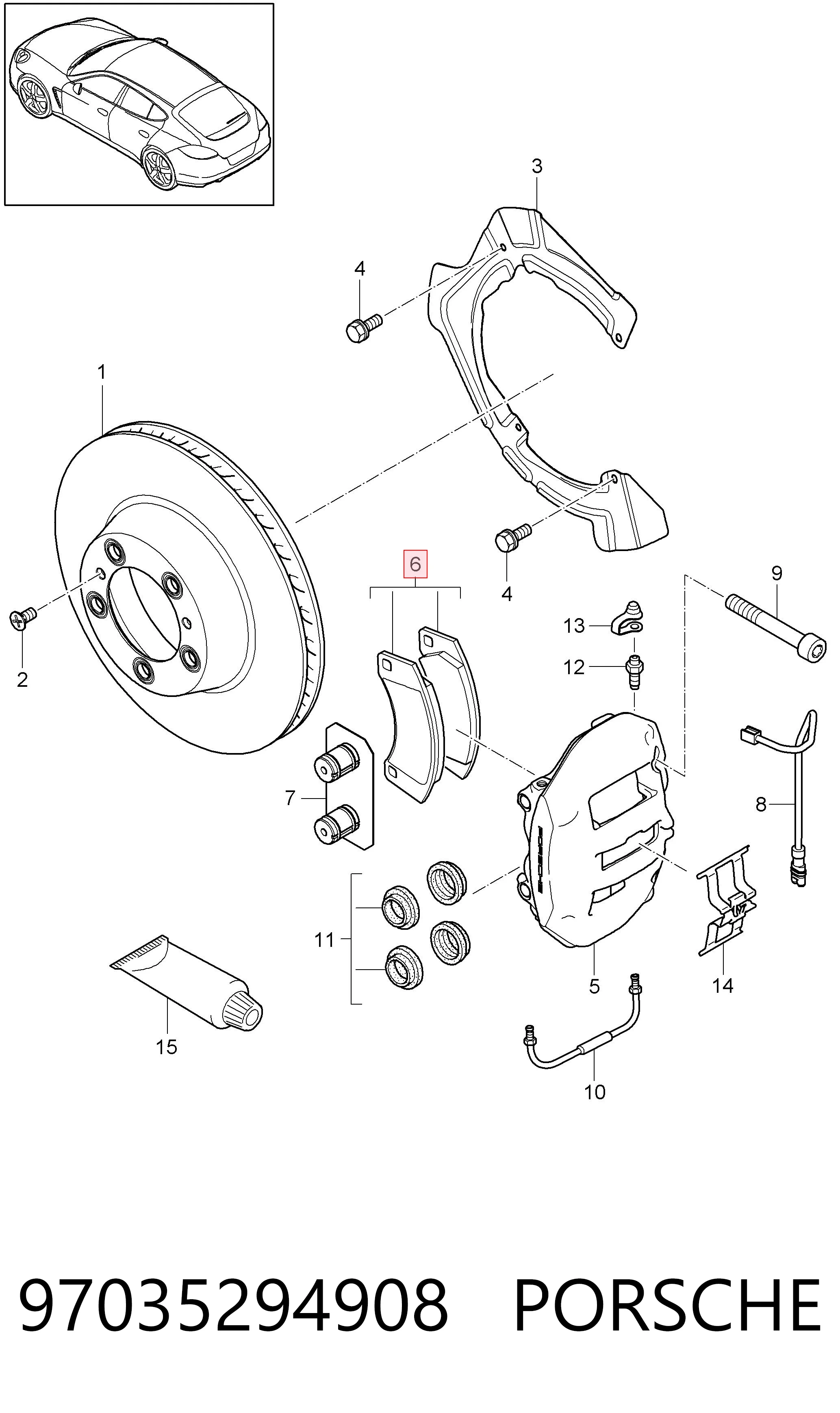 97035294908 Porsche
