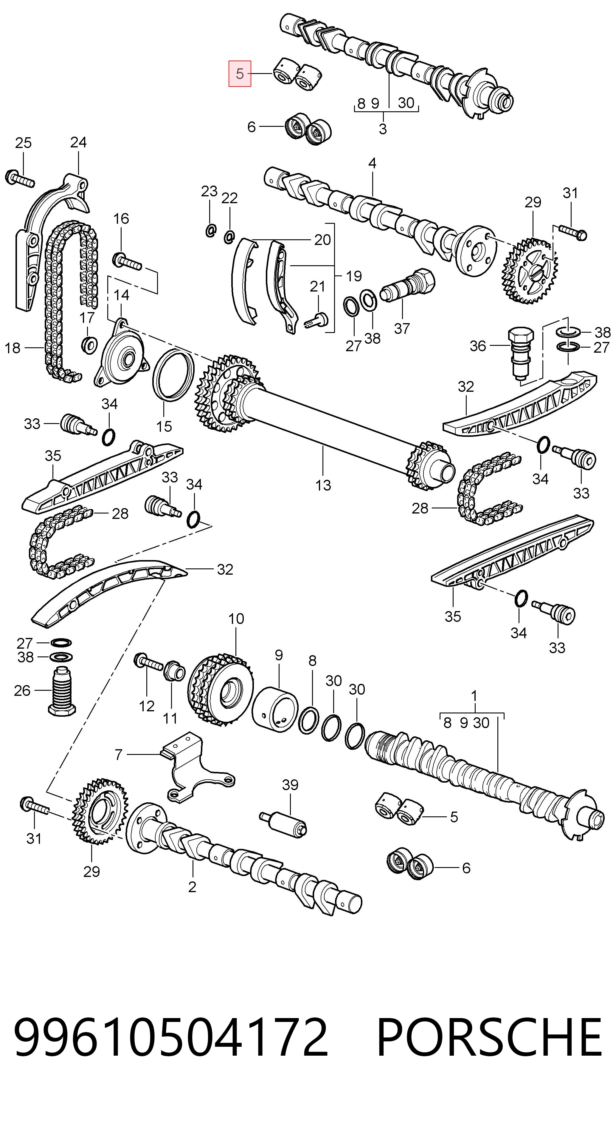 Taqués de motor Porsche 911  (2006-2012)