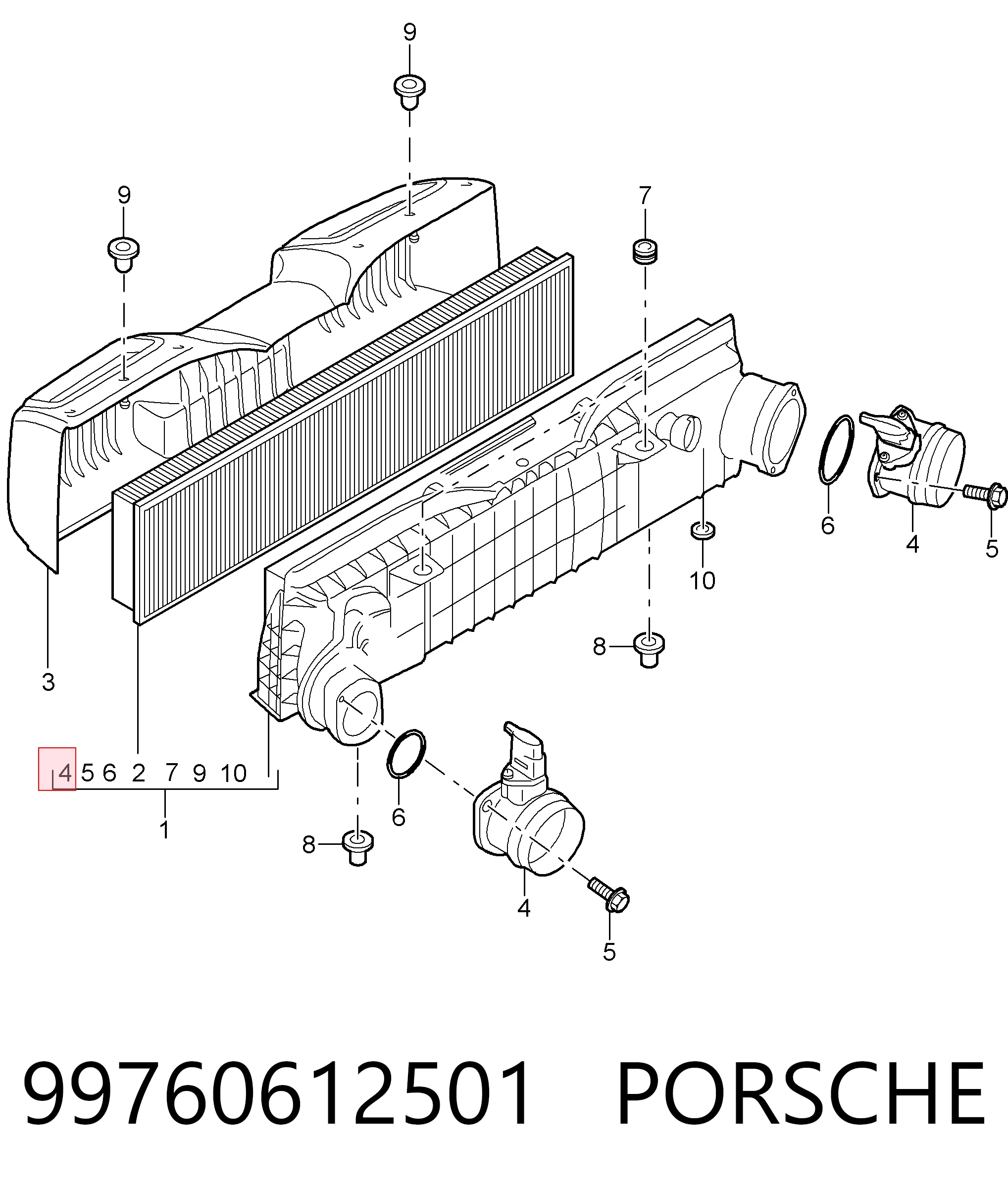 99760612501 Porsche
