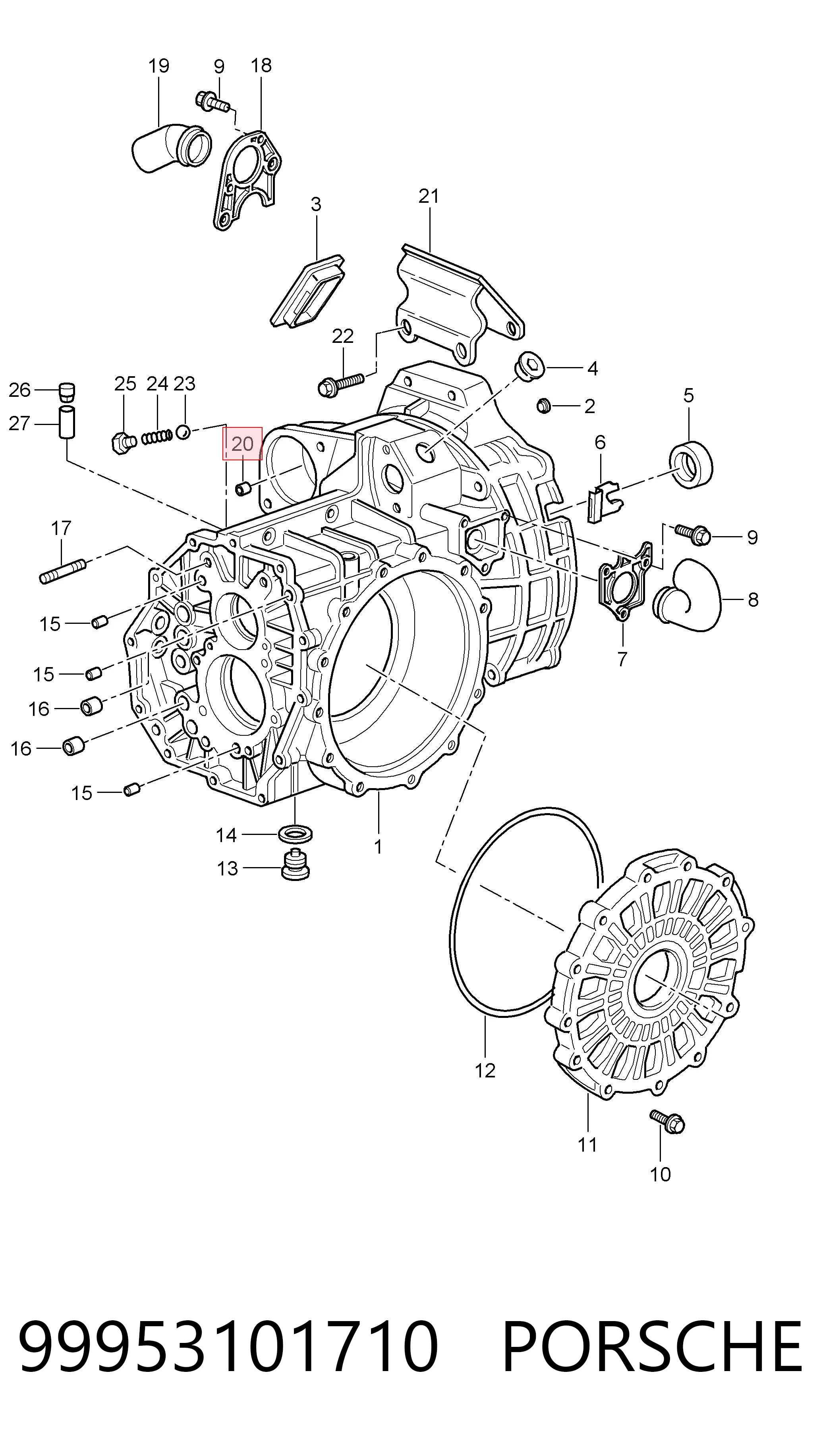99953101710 Porsche