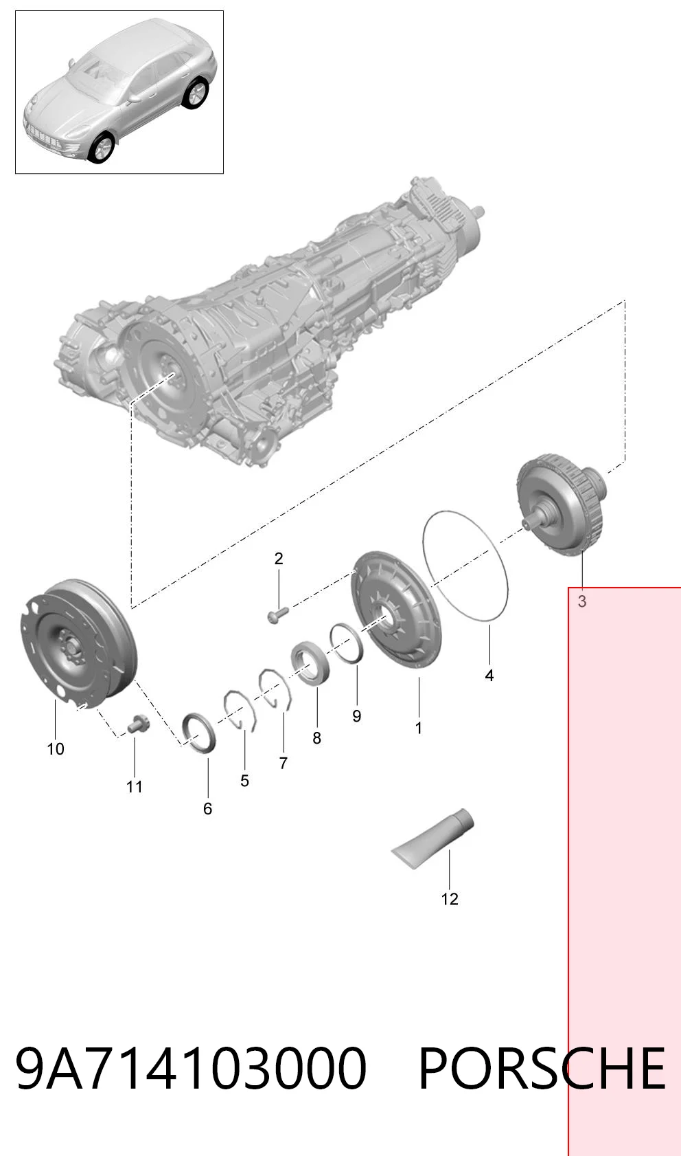9A714103000 Porsche