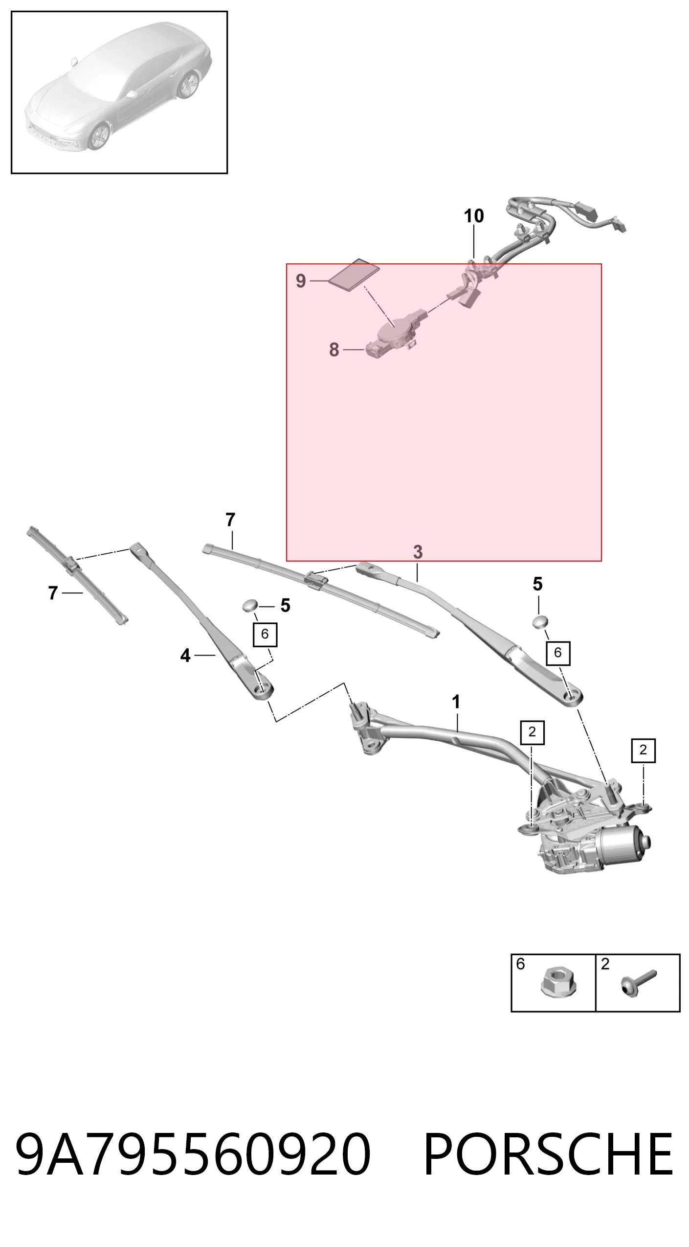 9A795560920 Porsche