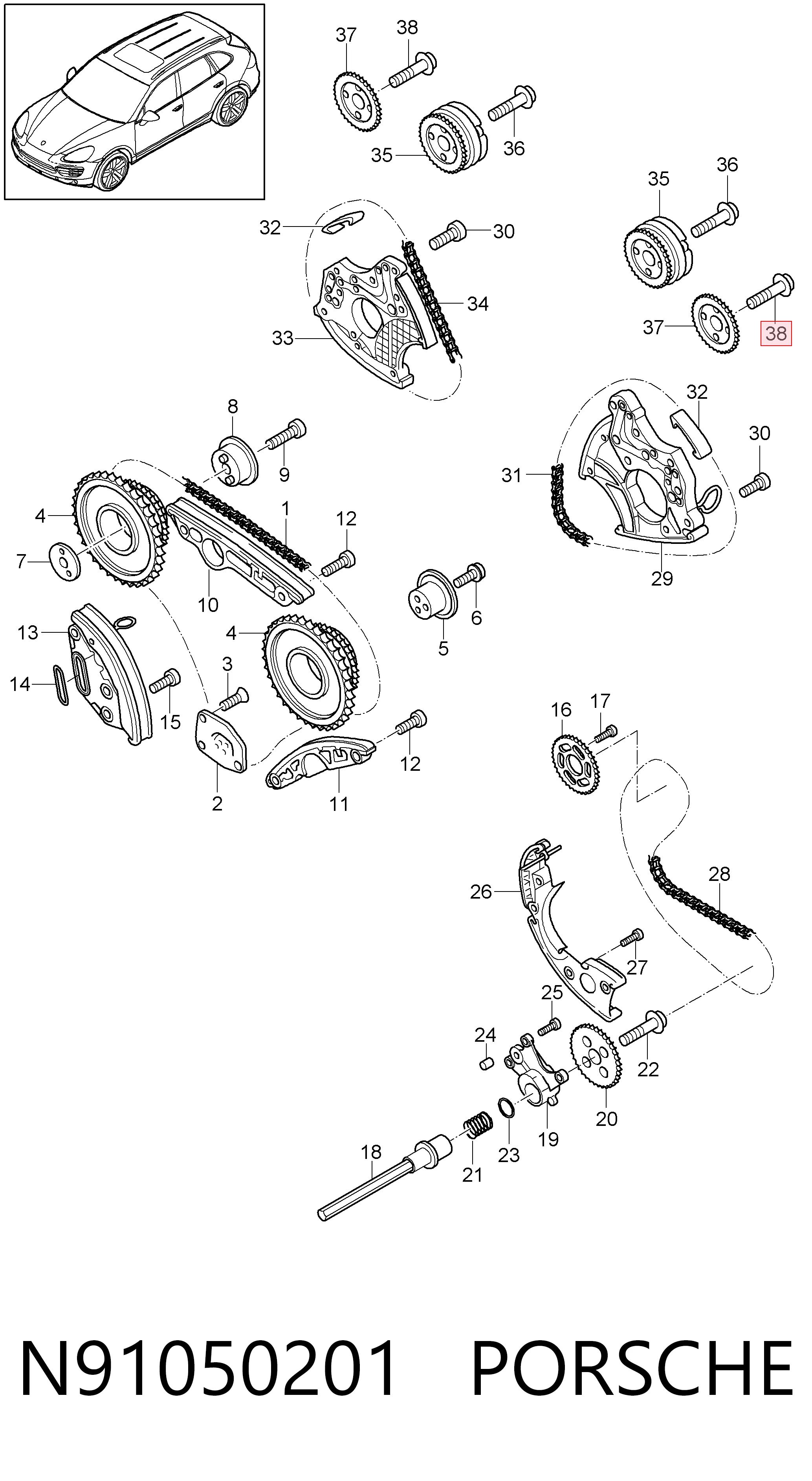 N91050201 Porsche