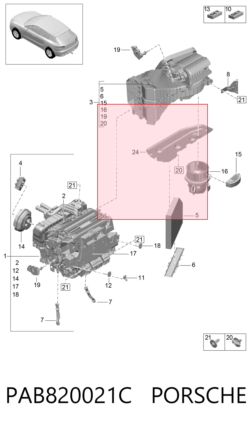 PAB820021C Porsche