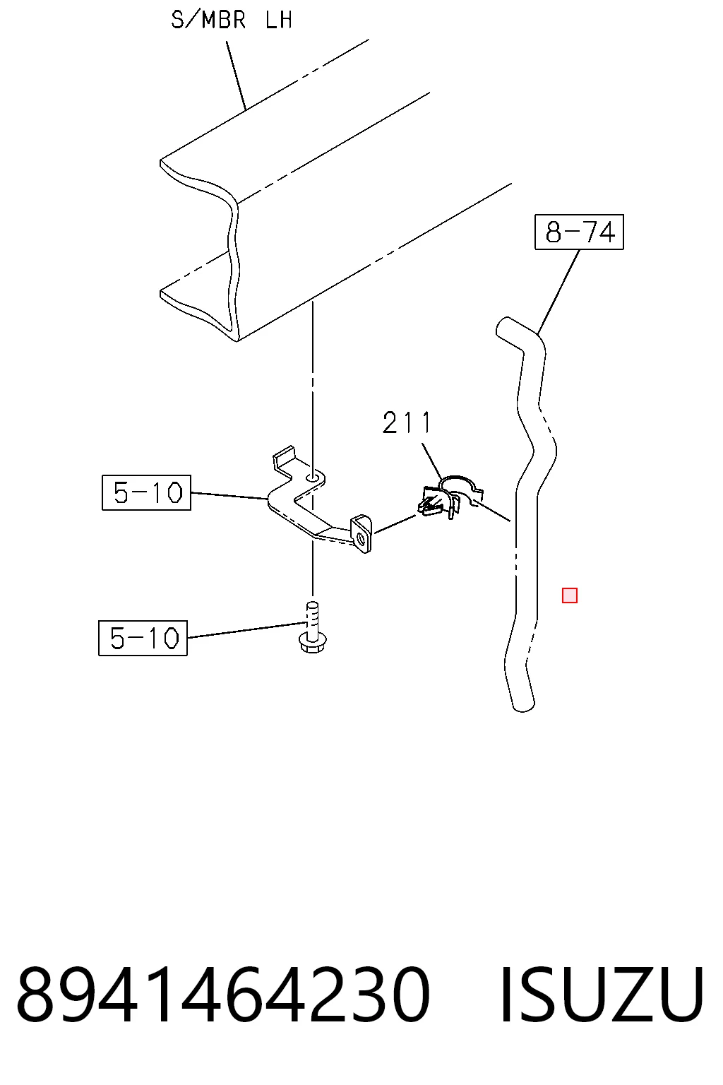 Correa de alternador 2614B970 Perkins