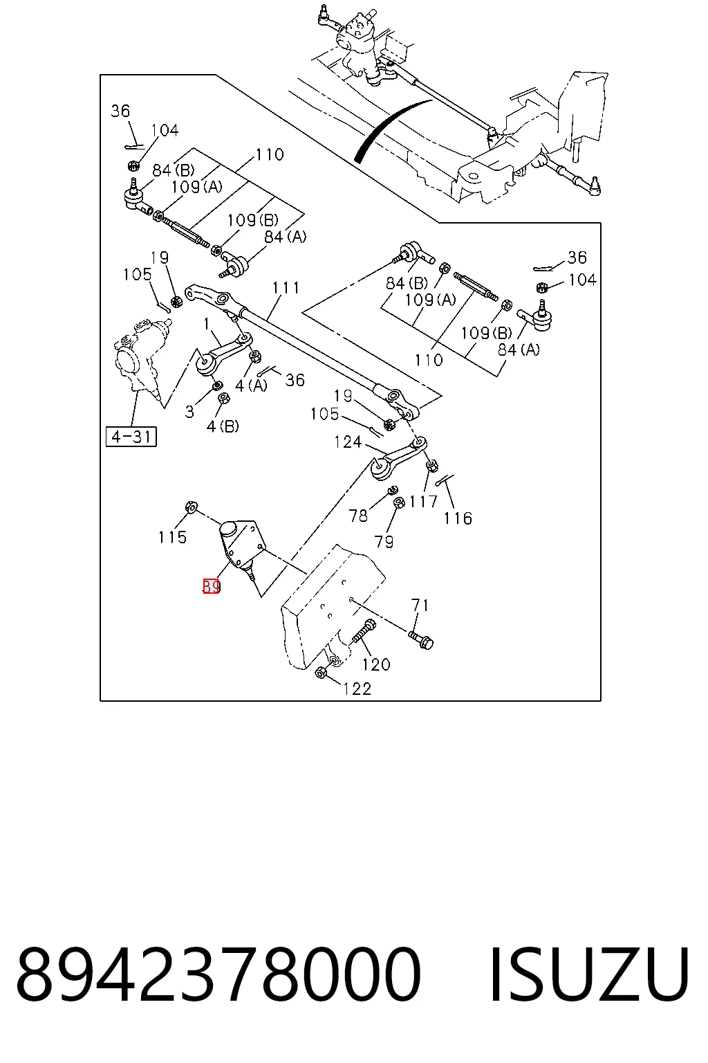 Comprar 97039326 General Motors Brazo oscilante