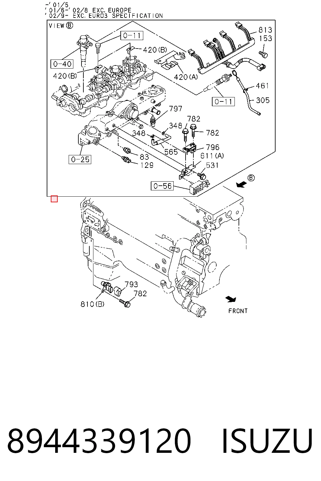 8944339120 Isuzu Arranque motores