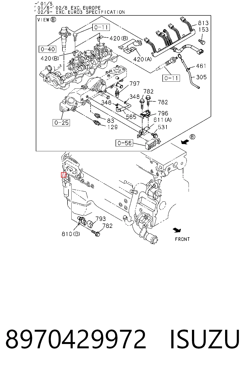 8970429972 Isuzu Arranque motores