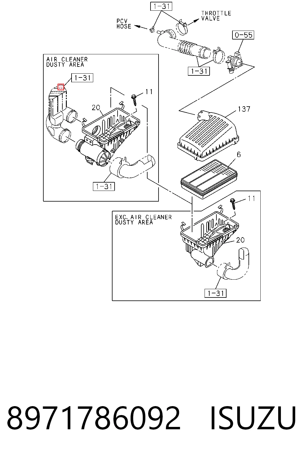8971786092 Isuzu