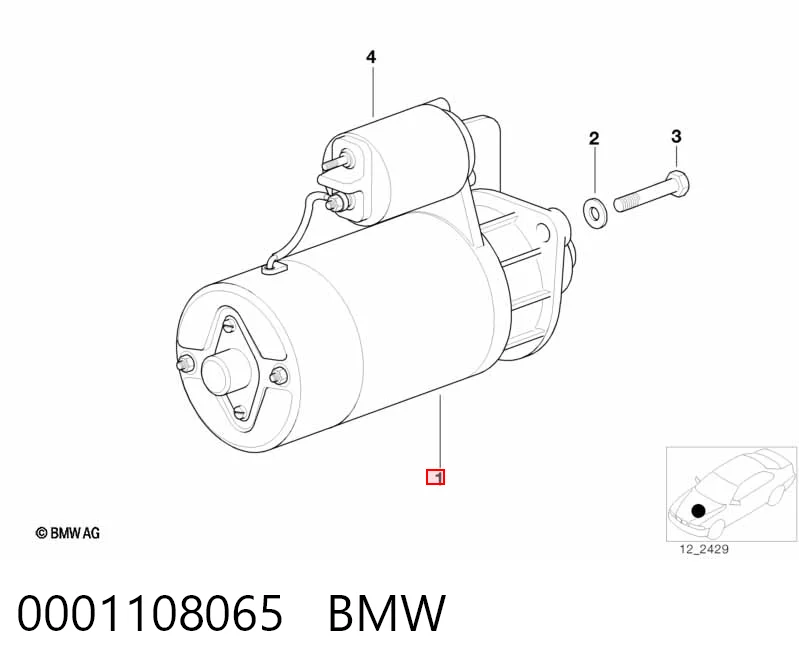 0001108065 BMW Arranque motores