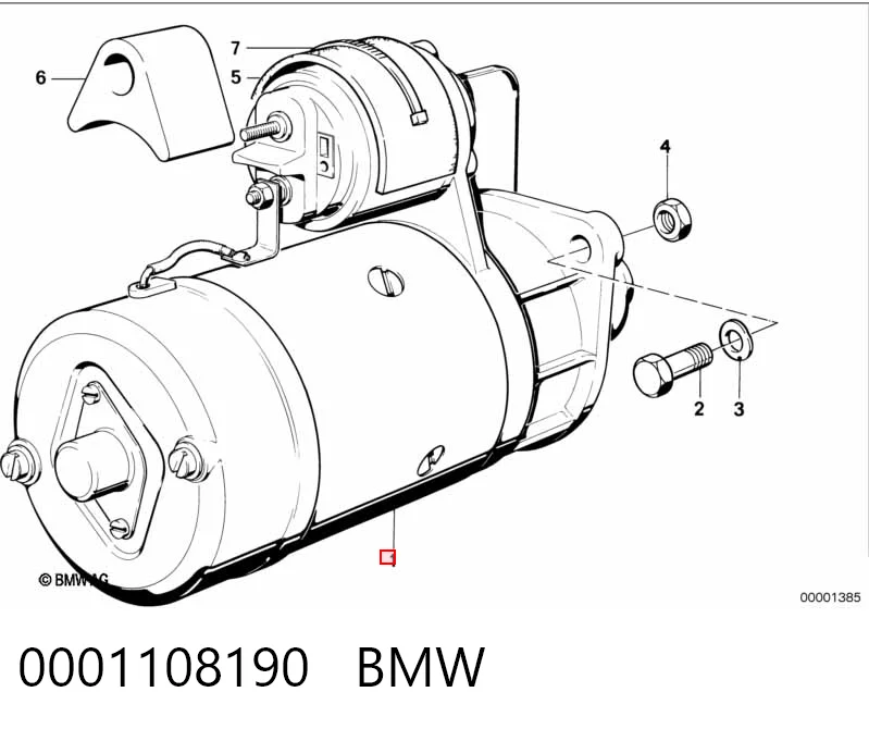 0001108190 BMW Arranque motores