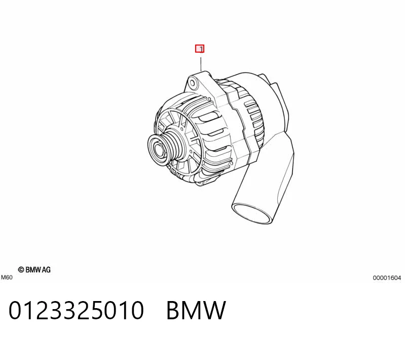 0123325010 BMW Alternador de coche