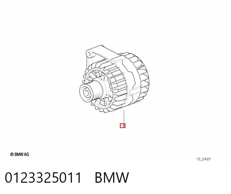 0123325011 BMW Alternador de coche
