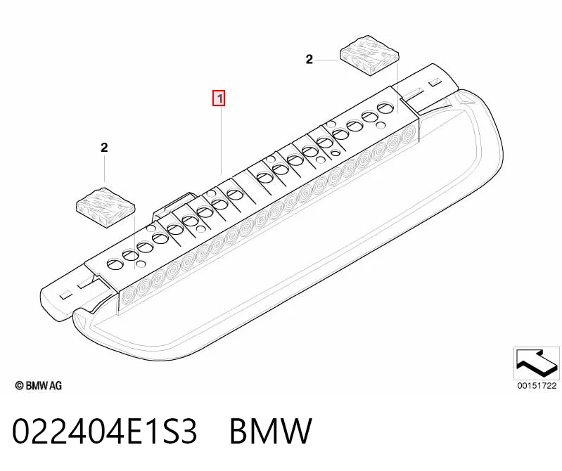 Lampara de luz de freno adicional  BMW 3 sedán (E90) (2004 - 2013) precio, desde 31,94 EUR