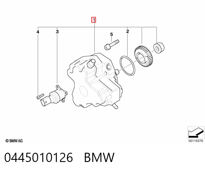 Bomba de inyección para BMW 1  E81