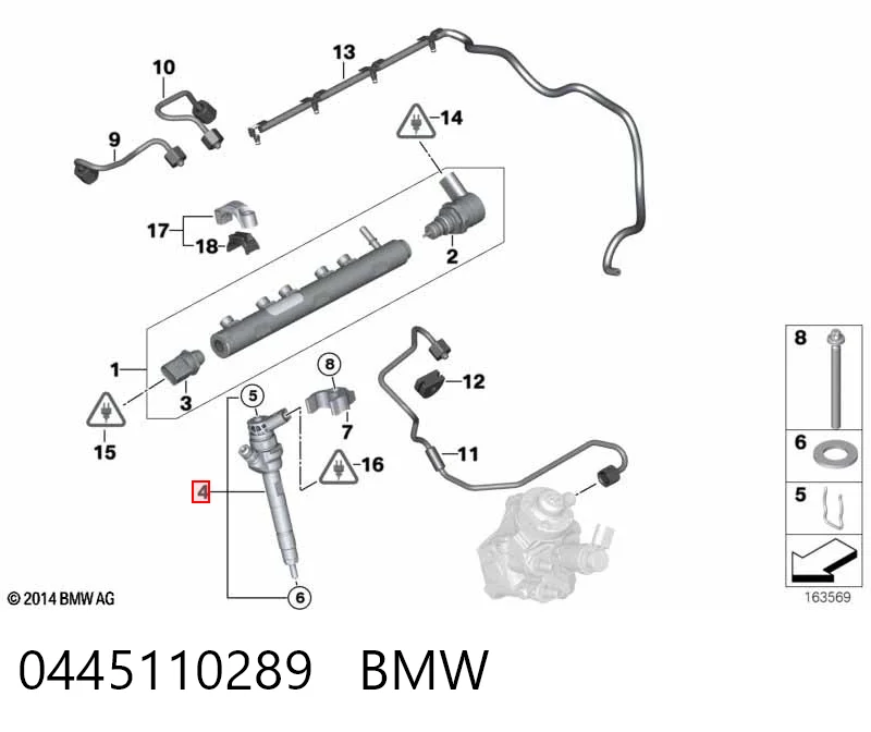Inyector-bomba VAG 13537798446