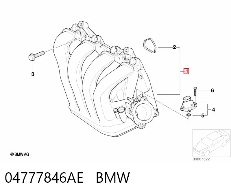 04777846AE BMW