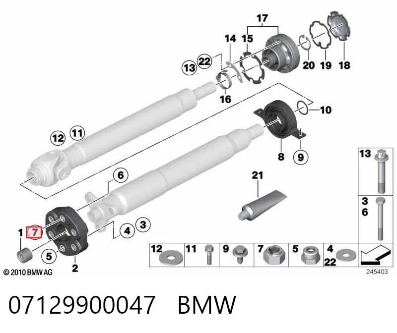 07129900047 BMW