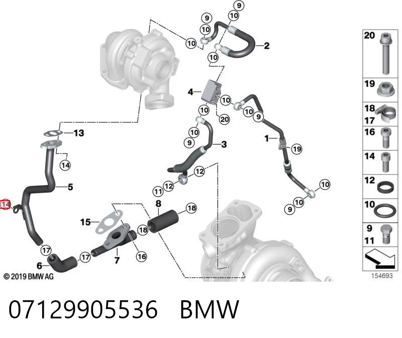 07129905536 BMW