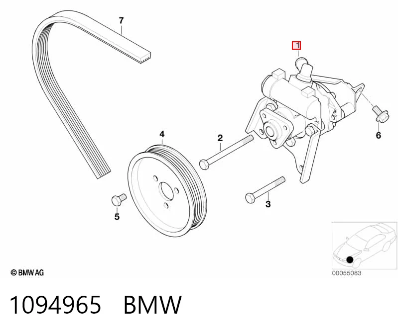1094965 BMW Bomba hidráulica de dirección