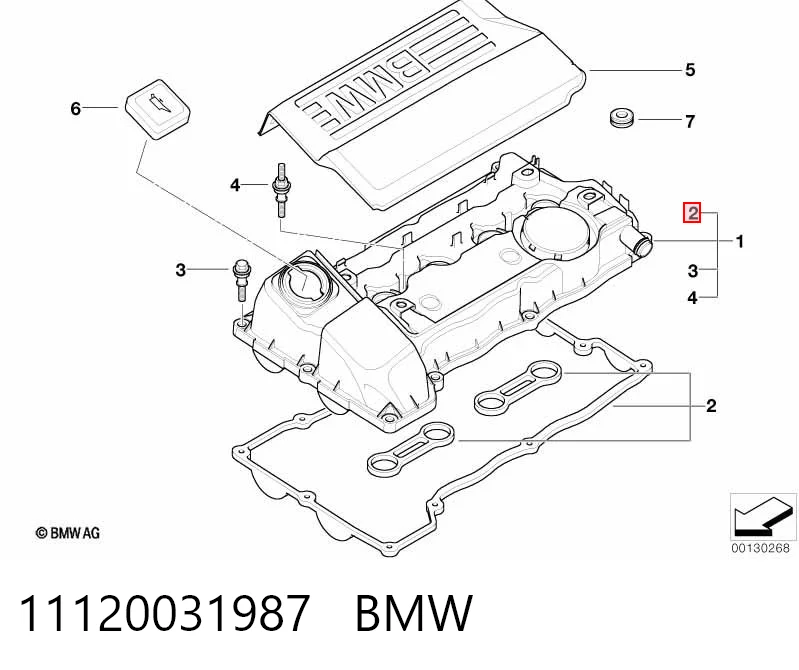 11120031987 BMW Junta de balancínes