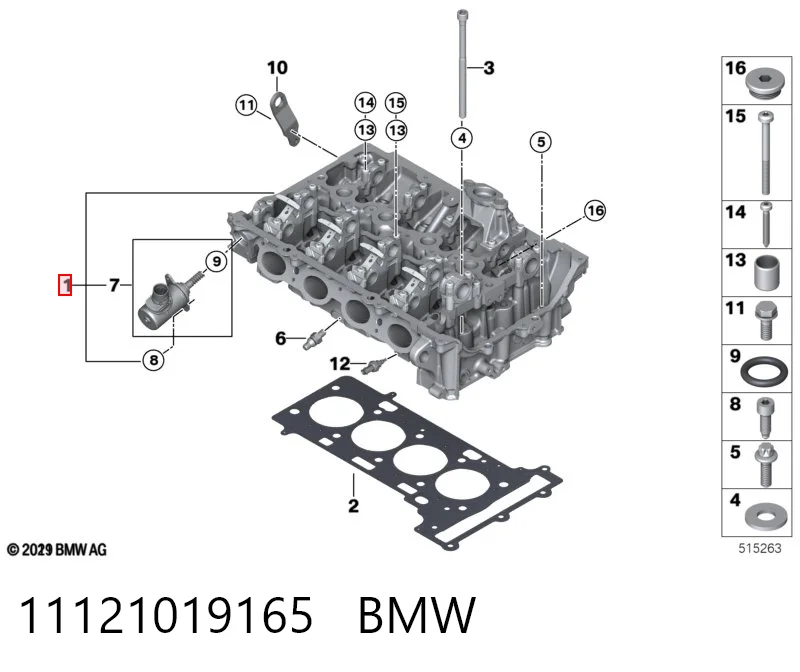Culata para BMW X1 F48
