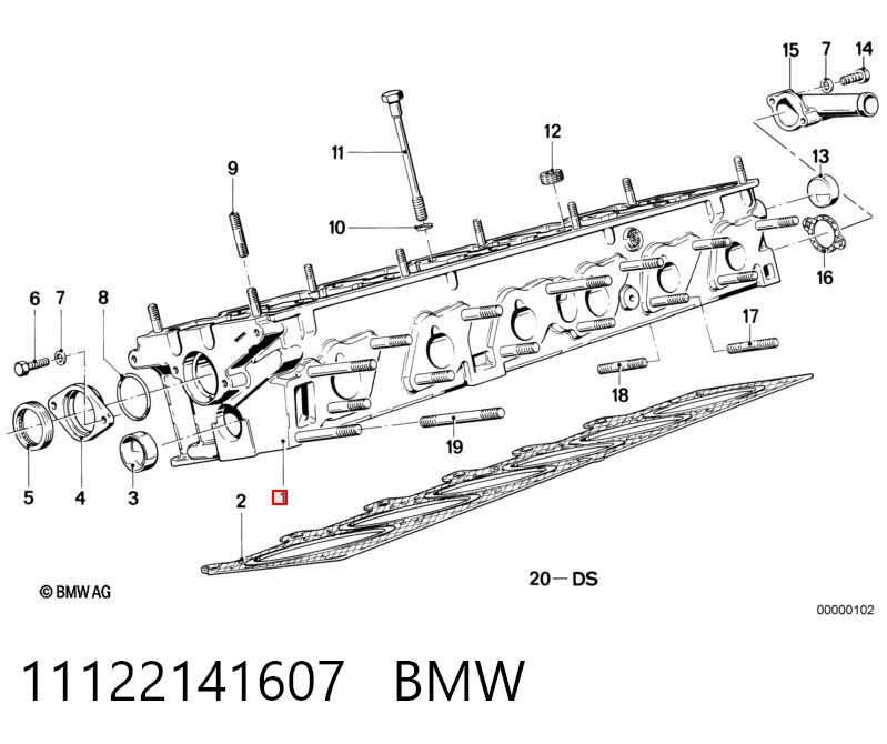 Culata 11122141607 BMW