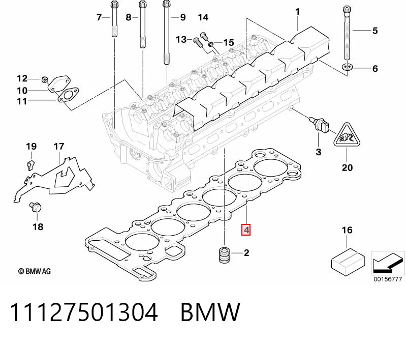 Junta de culata para BMW 5 E39