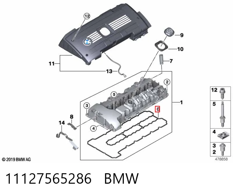 11127565286 BMW Junta de balancínes
