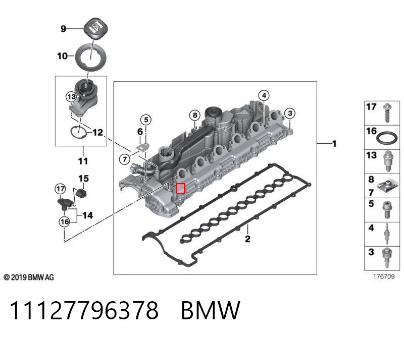Junta tapa de balancines BMW 3  (E46)