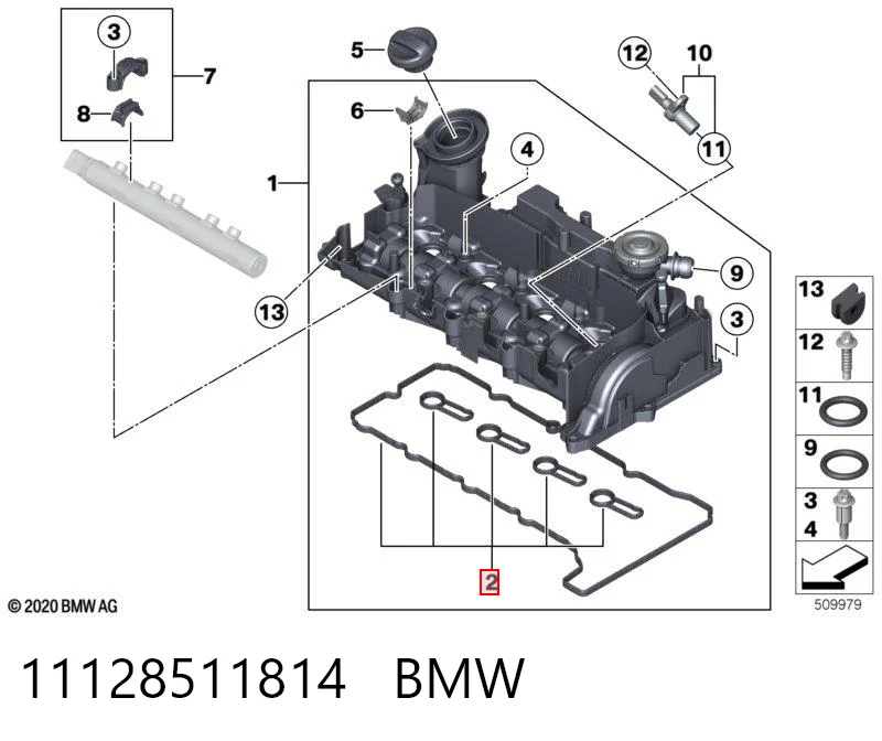 11128511814 BMW Junta de balancínes
