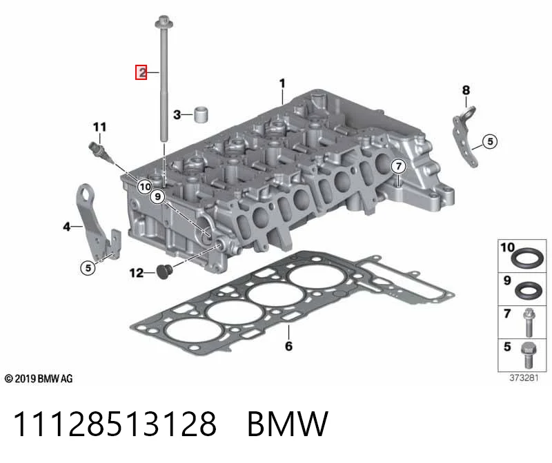 Tornillo de culata para BMW 1  (F21)