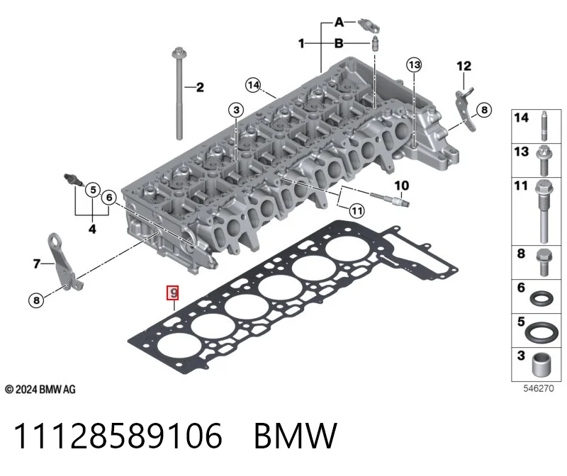 Juntas de culata BMW X6 SUV (G06, F96) (2019 - 2026) precio, desde 101,87 EUR
