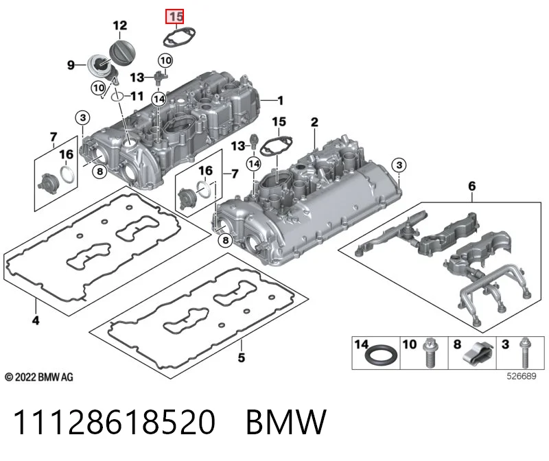 11128618520 BMW Junta de la bomba de inyección de alta presión