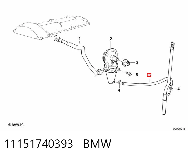 11151740393 BMW Decantador de aceite