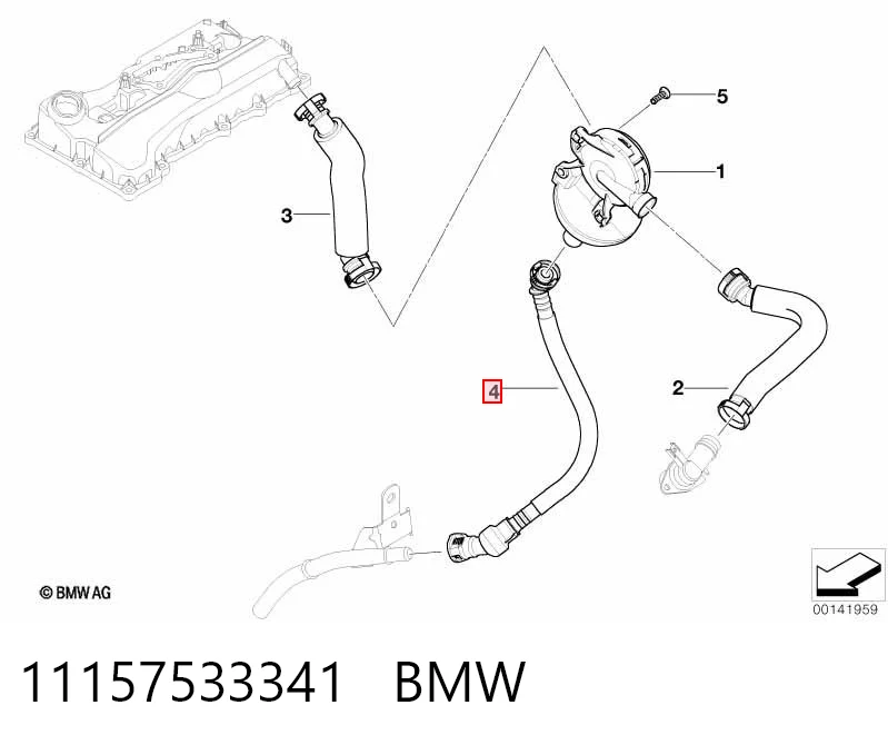 11157533341 BMW Decantador de aceite