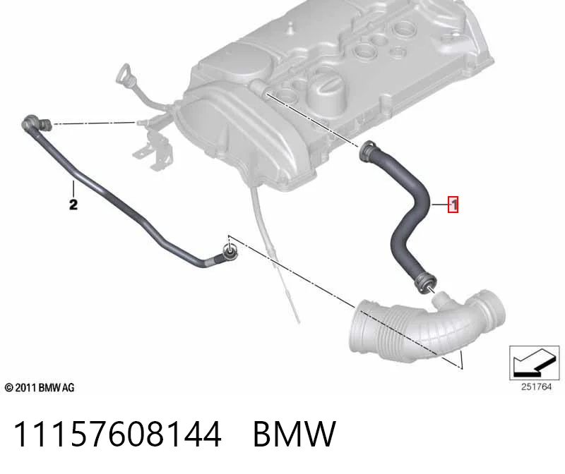 Válvula PCV BMW 1  desde 16,82 €