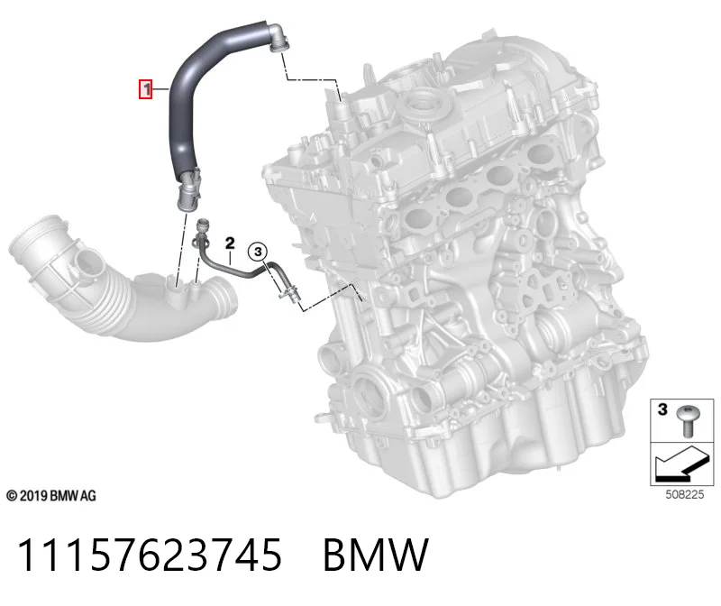 11157623745 BMW Decantador de aceite