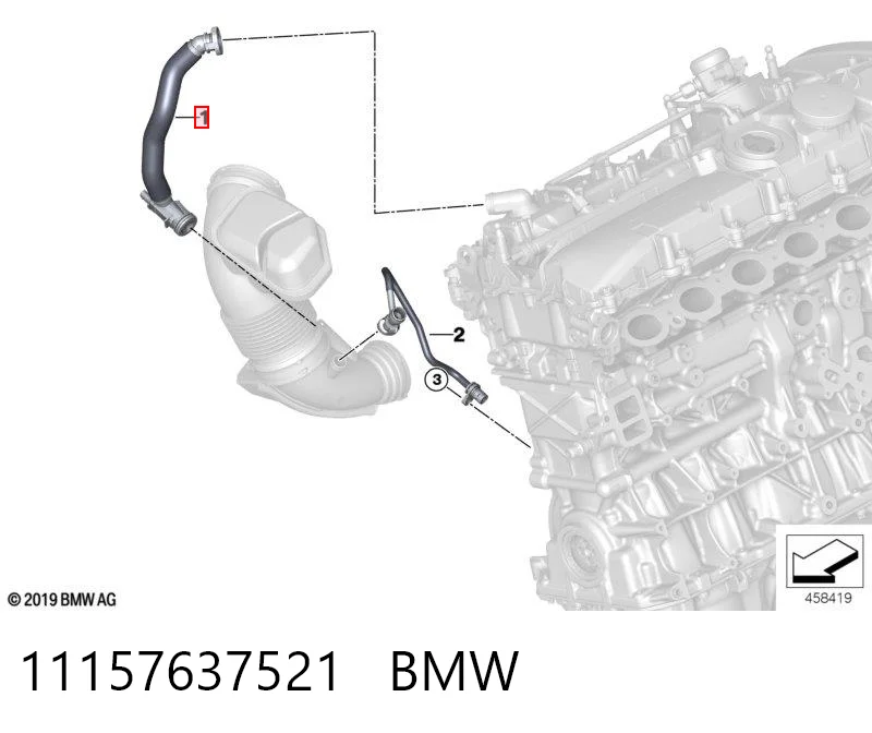 11157637521 BMW Decantador de aceite