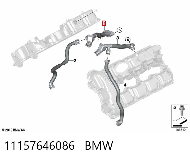 11157646086 BMW Decantador de aceite