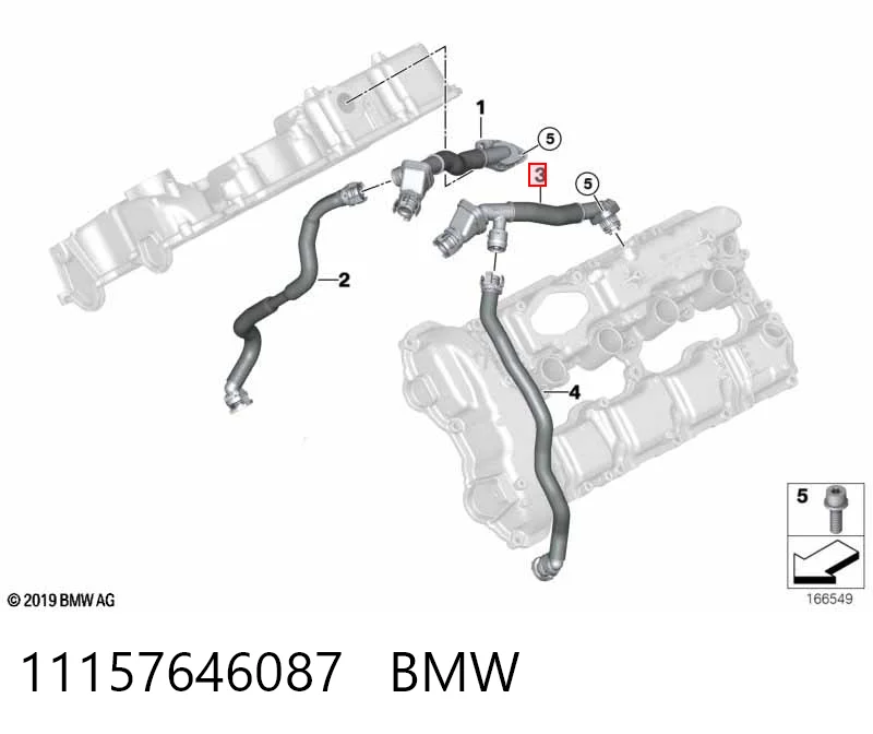 11157646087 BMW Decantador de aceite