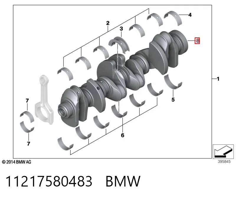 11217580483 BMW Cigüeñal
