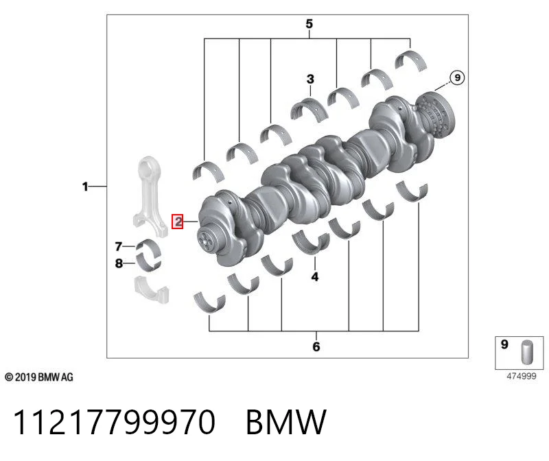 11217799970 BMW Cigüeñal
