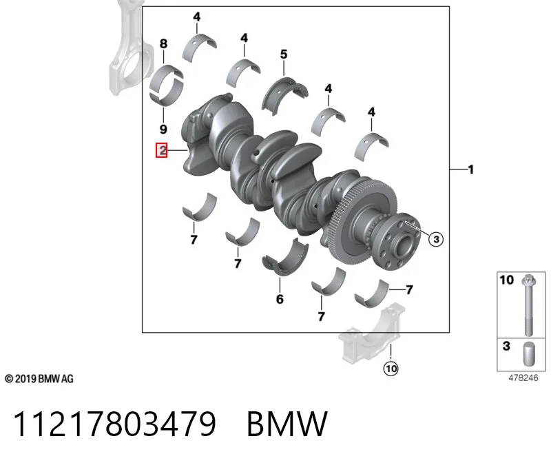 11217803479 BMW Cigüeñal