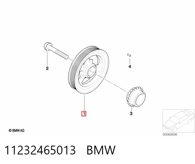 Precio del repuesto Polea dámper Cooper  hatchback