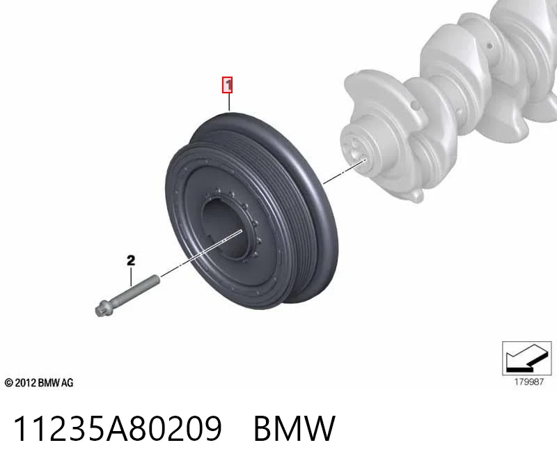 11235A80209 BMW Dámper