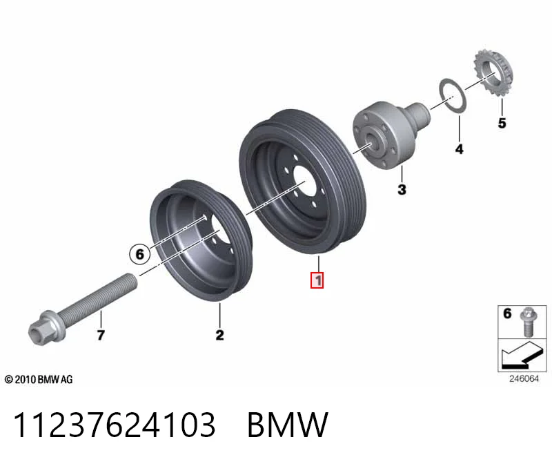 11237624103 BMW Dámper