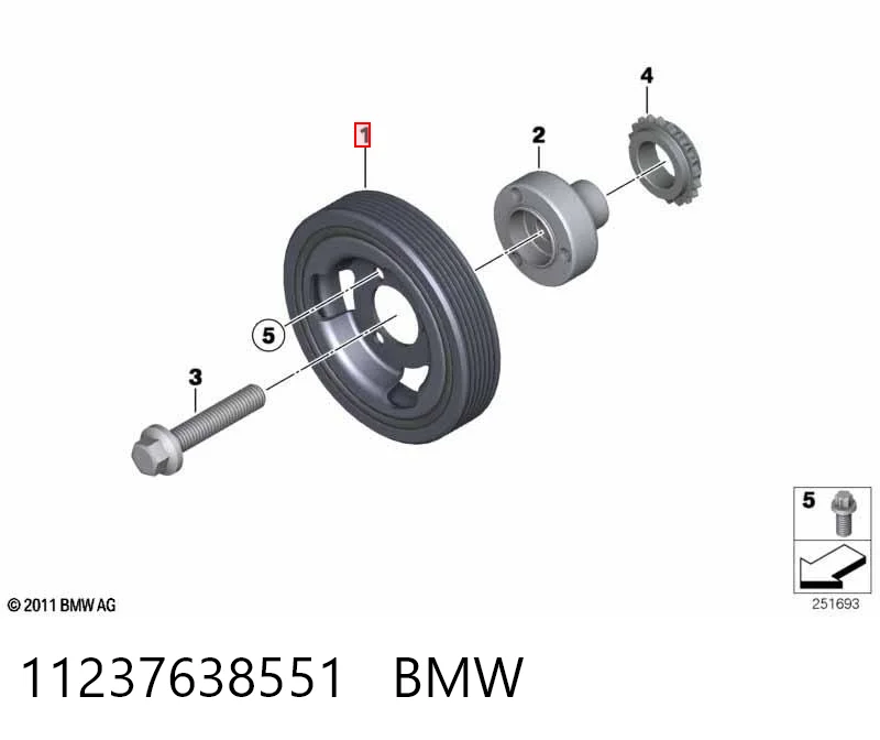 11237638551 BMW Dámper